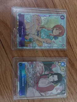 One Piece TCG Illustration Box Vol 1 PROMO SET - Boa Hancock & O-Nami - SEALED - Image 1