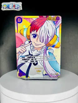 One Piece Card Game 🏴‍☠OP02-120 Uta SEC PAR NM Alt Art Foil ENGLISH - Image 1