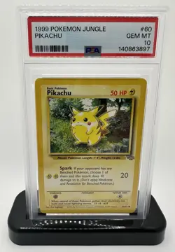 Pokemon Pikachu Jungle 60/64 PSA 10 Unlimited Common Regular English Card - Image 2