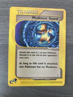 Pokemon card - Weakness Guard 141/147 Aquapolis Regular - Ships For Free - Image 1