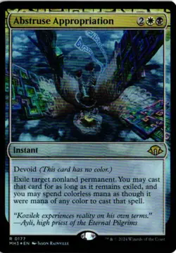 MTG Card: Abstruse Appropriation Foil Modern Horizons 3 #0177 Rare! NM - Image 1