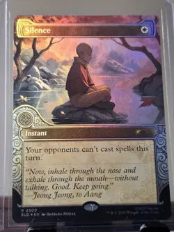 Silence (2300) (Rainbow Foil) Secret Lair Drop Foil - Image 1