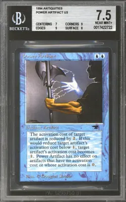Magic MTG Antiquities Power Artifact BGS 7.5 (7, 9, 9, 8) NEAR MINT NM - Image 1