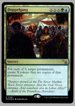 Doppelgang 0198 Rare Foil Murders at Karlov Manor MTG Near Mint - Image 1