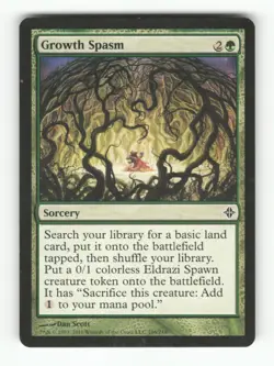 Growth Spasm C Rise of the Eldrazi 186 LP Normal MTG - Image 1