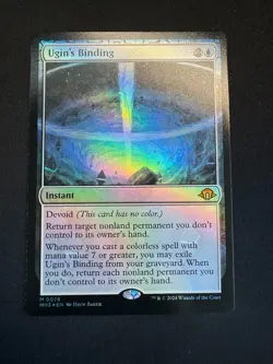 [1x] Ugin's Binding - Foil Near Mint, English Modern Horizons 3 MTG Magic - Image 1