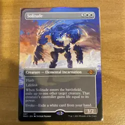 MTG Solitude (Borderless) - Modern Horizons 2 (MH2) #307 - Magic- NM/Mint! - Image 1