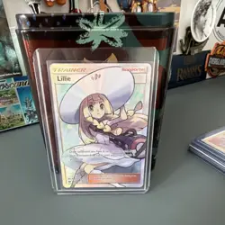 Pokemon Lillie Trainer Supporter Full Art Holo Card TCG English - Image 1