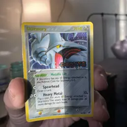 Skarmory Reverse Foil Pokemon EX Deoxys #26 2005 - Image 4