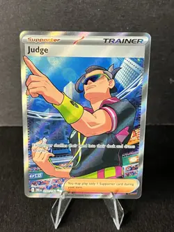 Pokemon TCG Judge 222/182 Destined Rivals Trainer Card - Image 2