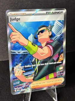 Pokemon TCG Judge 222/182 Destined Rivals Trainer Card - Image 3