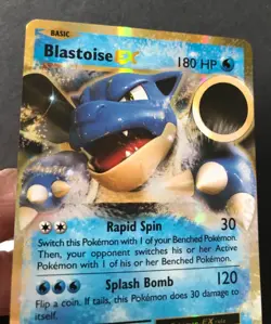 Blastoise EX 21/108 XY Evolutions HOLO ULTRA RARE Shiny Pokemon Card Near Mint - Image 4