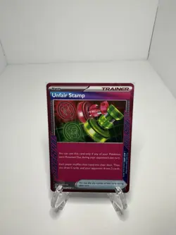 Holo Unfair Stamp 165/167 ACE SPEC Rare Twilight Masquerade Pokemon TCG - Image 1