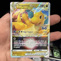 2022 Pokemon TCG Pokemon Go Dragonite V And Vstar Black Star Promos - Image 2