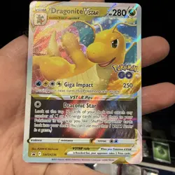2022 Pokemon TCG Pokemon Go Dragonite V And Vstar Black Star Promos - Image 3