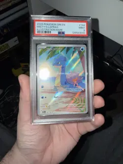 Pokemon TCG Misty’s Lapras AR Destined Rivals Graded PSA 9 - Image 2