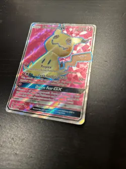 Mimikyu GX Full Art Textured SM Pokemon Card Near Mint - Image 2