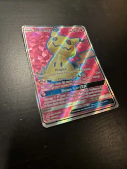 Mimikyu GX Full Art Textured SM Pokemon Card Near Mint - Image 3