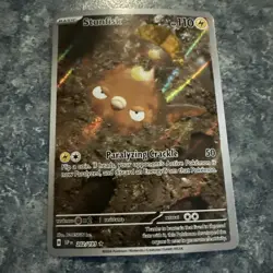 Pokemon Stunfisk - 202/191 - Illustration Rare NM-Mint Surging Sparks - Image 1