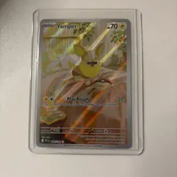 Pokemon TCG- Mega Evolution: Phantasmal Flames 099/094 Yamper- Illustration Rare - Image 1