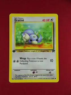 💦HOLOGRAPHIC 1ST EDITION DRAGONITE 📈 Holo | Rare Vintage Pokemon | Fossil 4/62 - Image 4