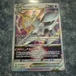 Pokemon Arceus VSTAR 123/172 Brilliant Stars Holo 2022 - Image 1