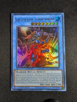 Yugioh - Black Luster Soldier - Legendary Swordsman MAZE-EN011 1st Ultra Rare NM - Image 1