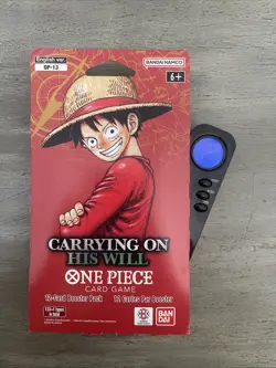 🔥 One Piece OP-13 CARRYING ON HIS WILL Sleeved Booster Pack Heavy 38.8G 🔥 - Image 1