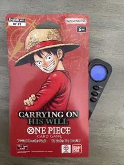🔥 One Piece OP-13 CARRYING ON HIS WILL Sleeved Booster Pack Heavy 38.85G 🔥 - Image 1