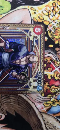 Silvers Rayleigh OP09-005 R SP One Piece Card Game A Fist of Divine Speed M/NM - Image 2
