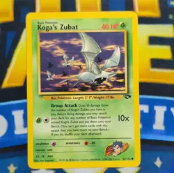 Pokemon Koga's Zubat 83/132 Gym Challenge Regular Common 40 HP Wizards Card - Image 1