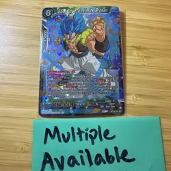 Dragon Ball Super Card Game SSB Gogeta Limits Broken SR Foil Card BT19-084 - Image 1