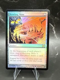 Howling Mine 10th Edition Artifact Rare Magic the Gathering Foil - Image 1