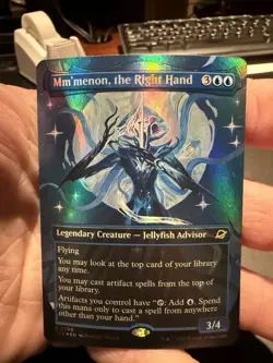 Mm'menon, the Right Hand (Borderless) Edge of Eternities Foil 290 nM - Image 1