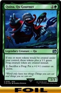 Quina, Qu Gourmet ** FOIL ** Final Fantasy - CUC NM MTG - Image 1