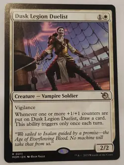 Dusk Legion Duelist (Extended Art) March of the Machine, Regular, un-played - Image 1