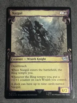 1x Nazgul (0730) - Foil - Showcase Scrolls Near Mint MTG Magic - Image 1