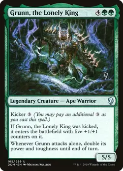 Grunn, the Lonely King - #165 - Dominaria - CUC NM MTG - Image 1