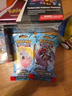 Sealed Pokemon Cards Lot Includes Journey Together 15 Packs In Total - Image 2