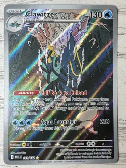 Clawitzer - 141/132 Pokemon Mega Evolution (MEG) Illustration Rare Full Art - Image 1