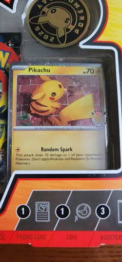 🔥Pokemon Day 2026 Collection with Pikachu Promo tip of tail Swirl/Explosion🌀🔥 - Image 2