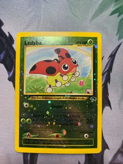 Pokemon TCG Pokemon Ledyba 7/18 Promo Southern Islands Reverse Holo Excellent - Image 1