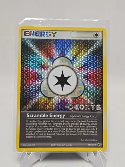 Pokemon Card - Scramble Energy Deoxys 95/107 Uncommon Reverse Holo Stamped - Image 1