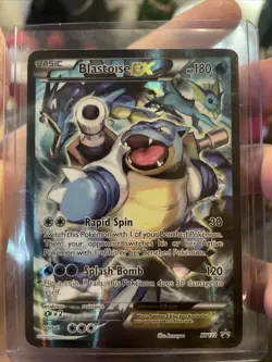 Pokemon TCG Blastoise EX XY Holo Full Art Promo Card XY122 - Image 5