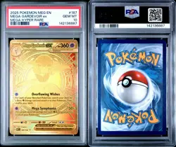 2025 Pokemon Meg En Mega Hyper Rare #187 Mega Gardevoir Ex PSA 10 GEM MINT - Image 3