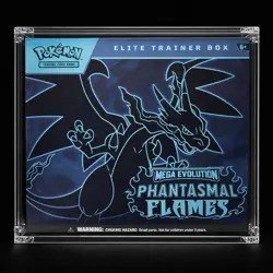 Pokemon Phantasmal Flames Elite Trainer Box ETB Sealed w/ Acrylic Case 🔥 - Image 1