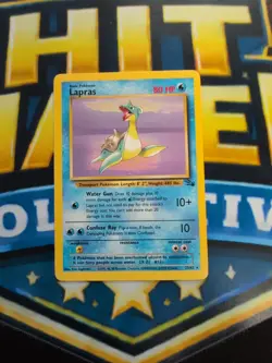 Pokemon TCG Lapras 25/62 Fossil Set Non-Holo - Image 1