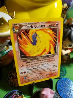 Pokemon TCG Vintage 2000 Dark Quilava 39/105 NM/M Neo Destiny Non Holo Rare - Image 2