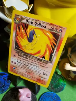 Pokemon TCG Vintage 2000 Dark Quilava 39/105 NM/M Neo Destiny Non Holo Rare - Image 3