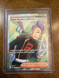 Pokemon Team Rocket's Petrel 226/182 Destined Rivals Ultra Rare Holo Full Art - Image 1